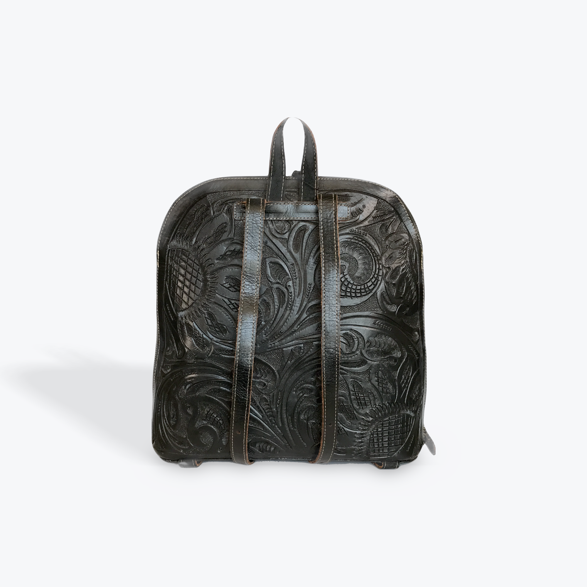 Cowgirl Backpack with cowhide