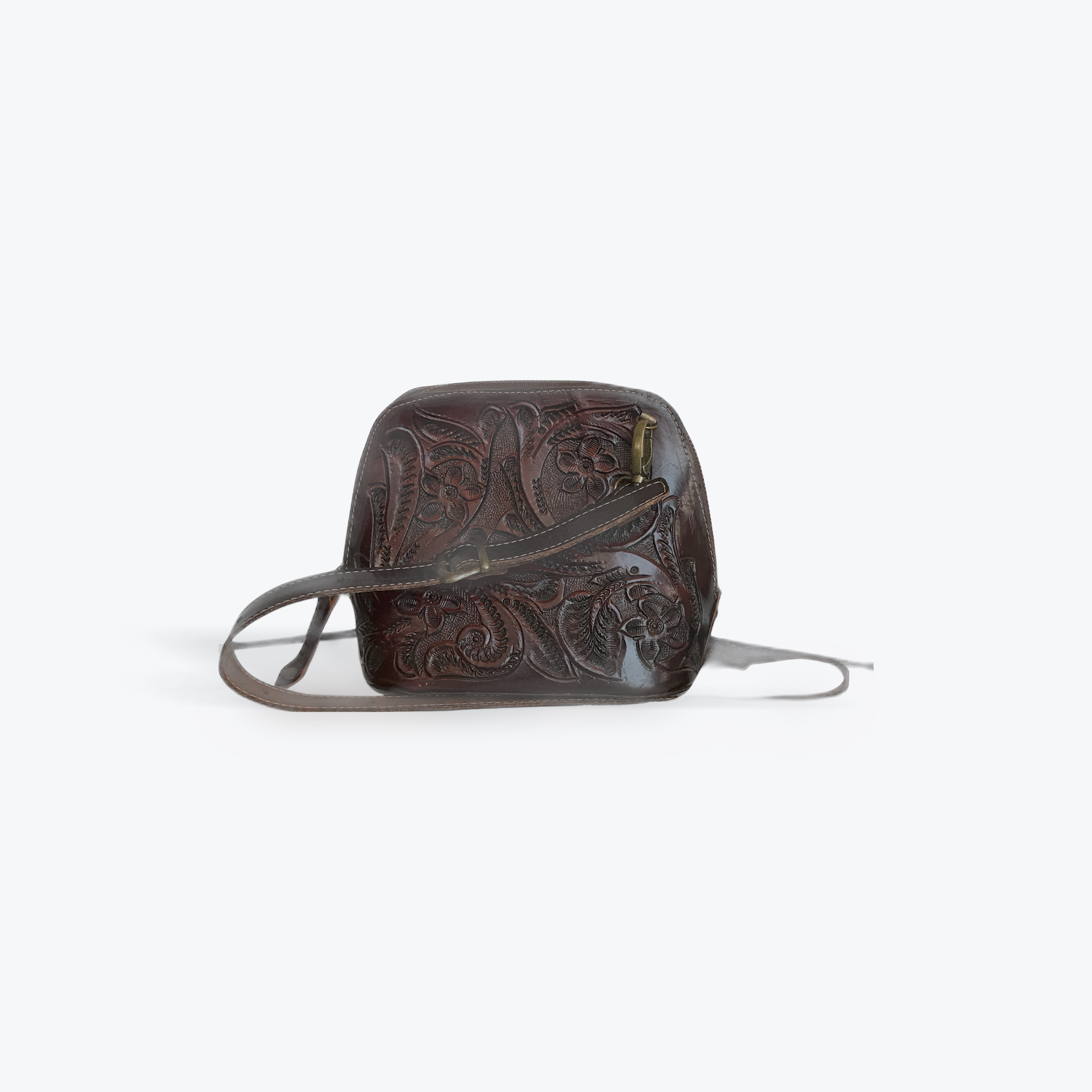 Mini backpack in brown  crossbody