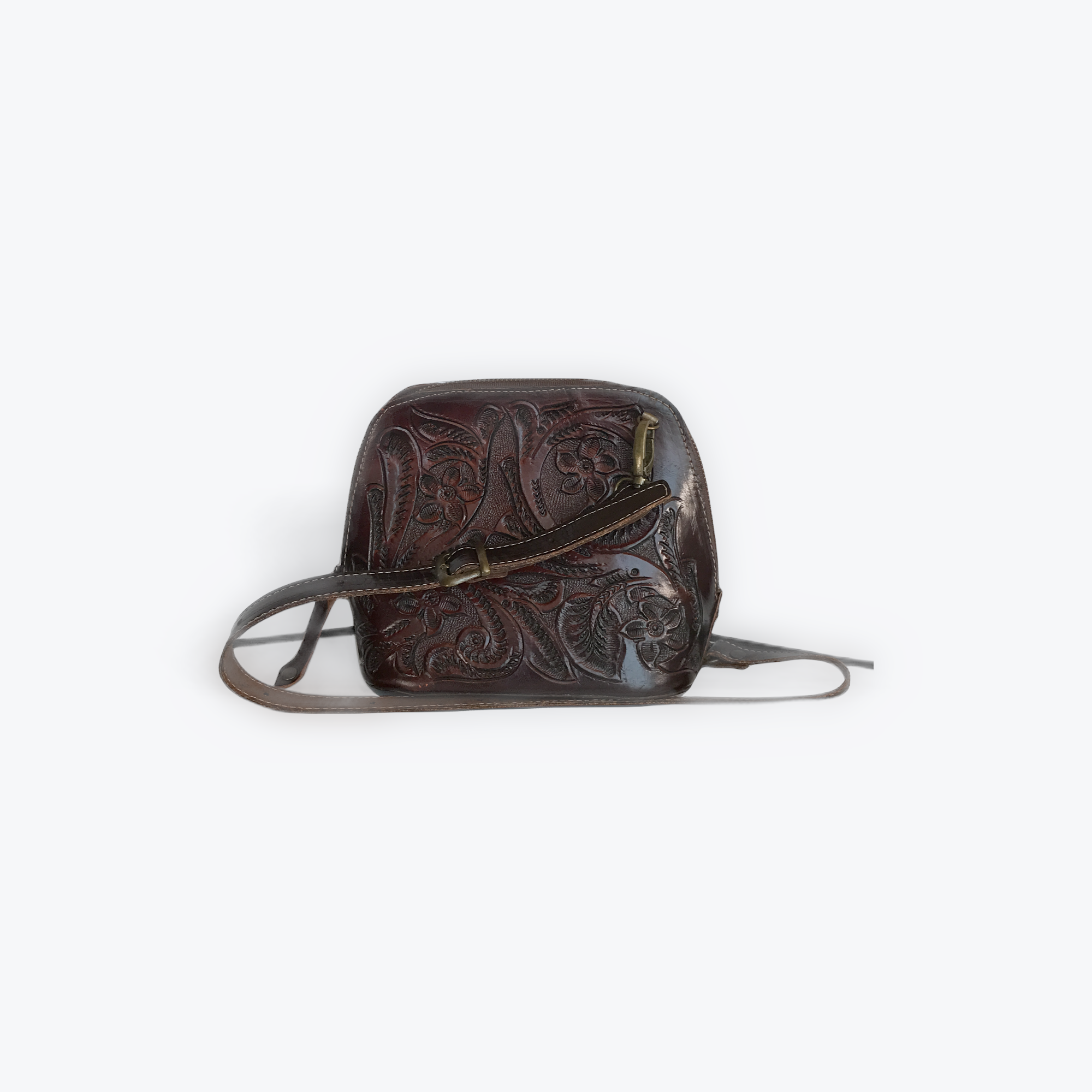Mini backpack in brown  crossbody
