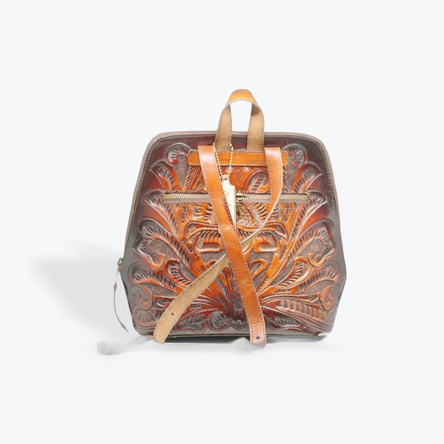 CLASSIC BACKPACK VAQUETA LEATHER IN CARAMEL