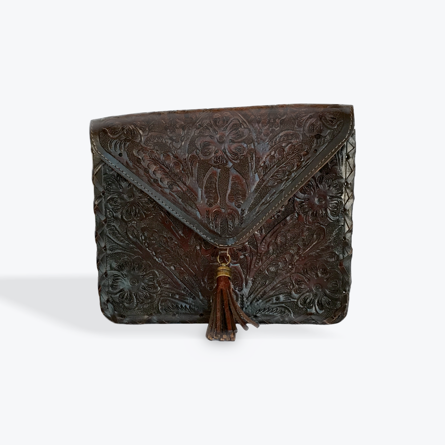 VICTORIA HAND TOOLED CROSSBODY