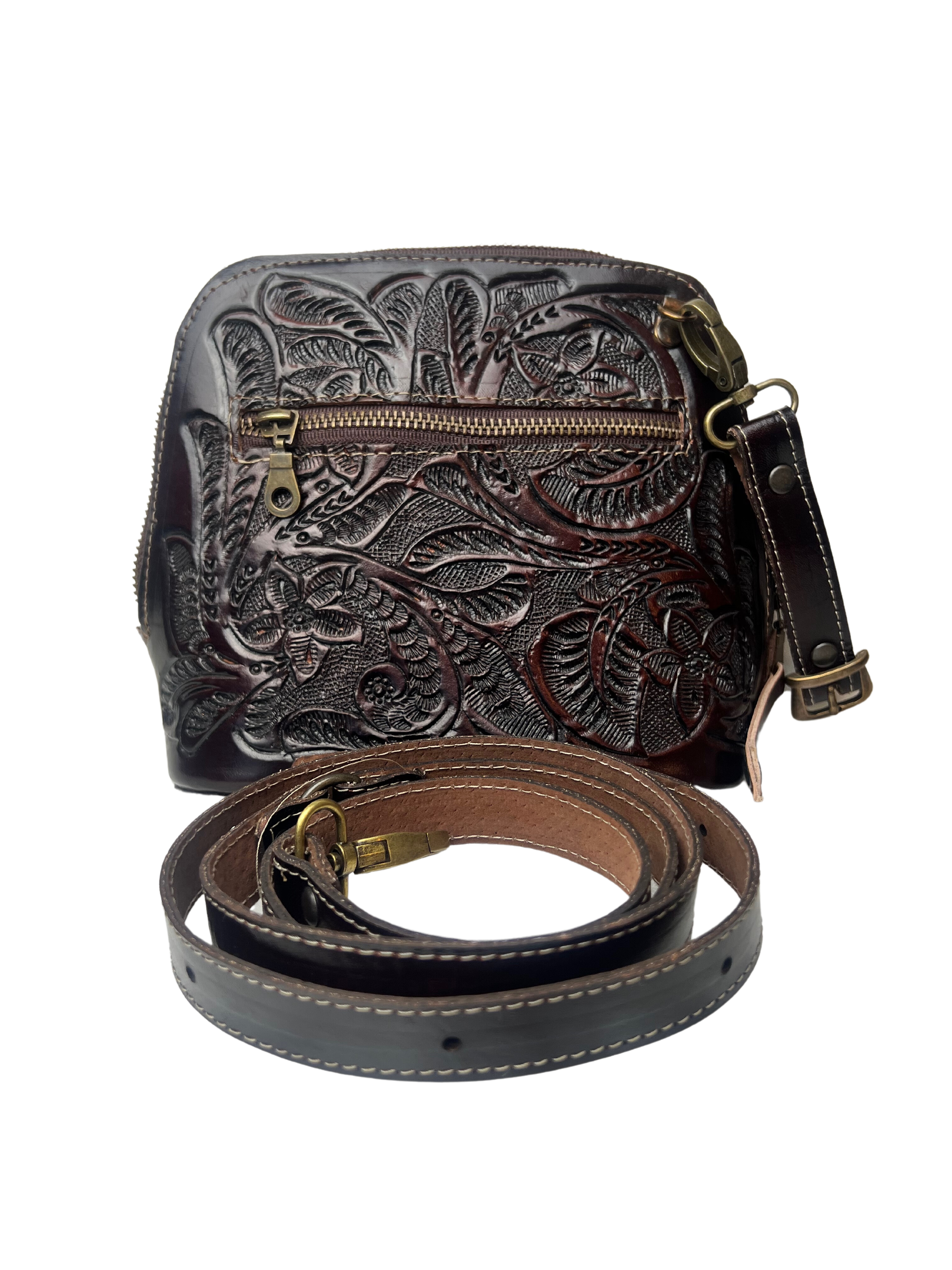 Mini backpack in brown  crossbody